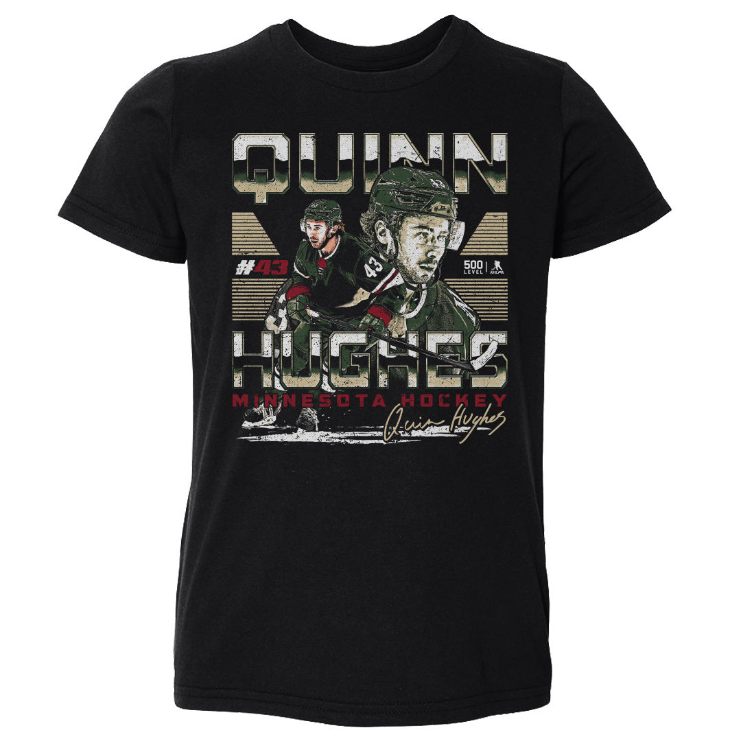 Quinn Hughes Minnesota Dual WHT