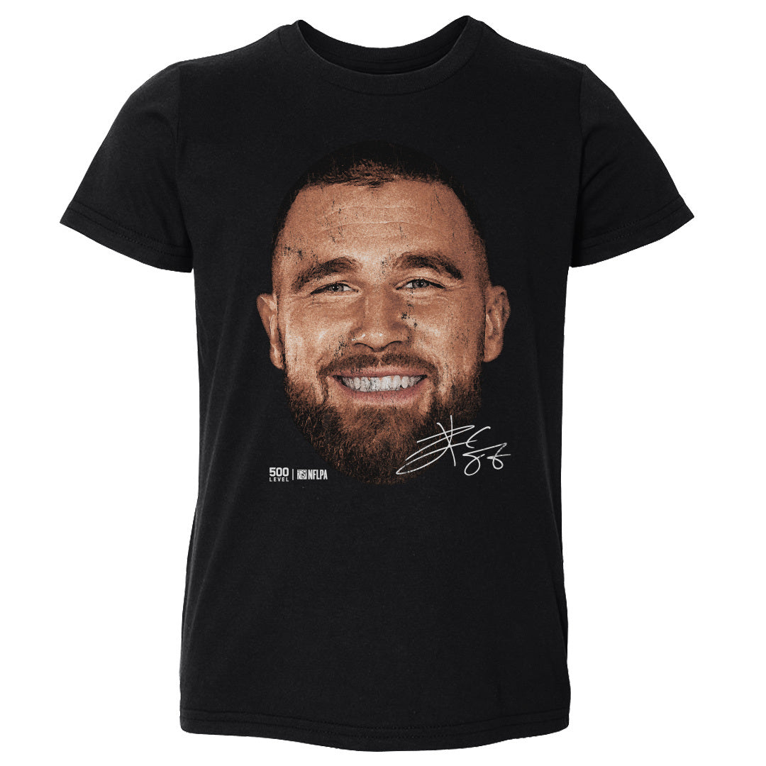 Travis Kelce Kansas City Vintage Head WHT