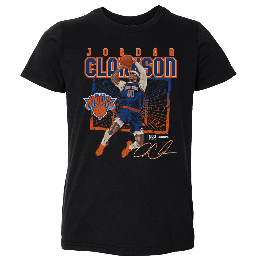Jordan Clarkson New York Knicks Shattered WHT