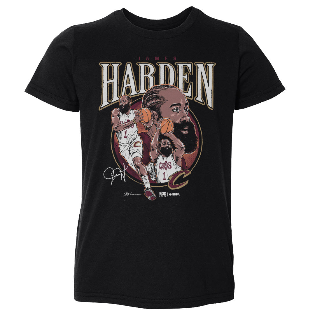 James Harden Cleveland Cavaliers Trio WHT
