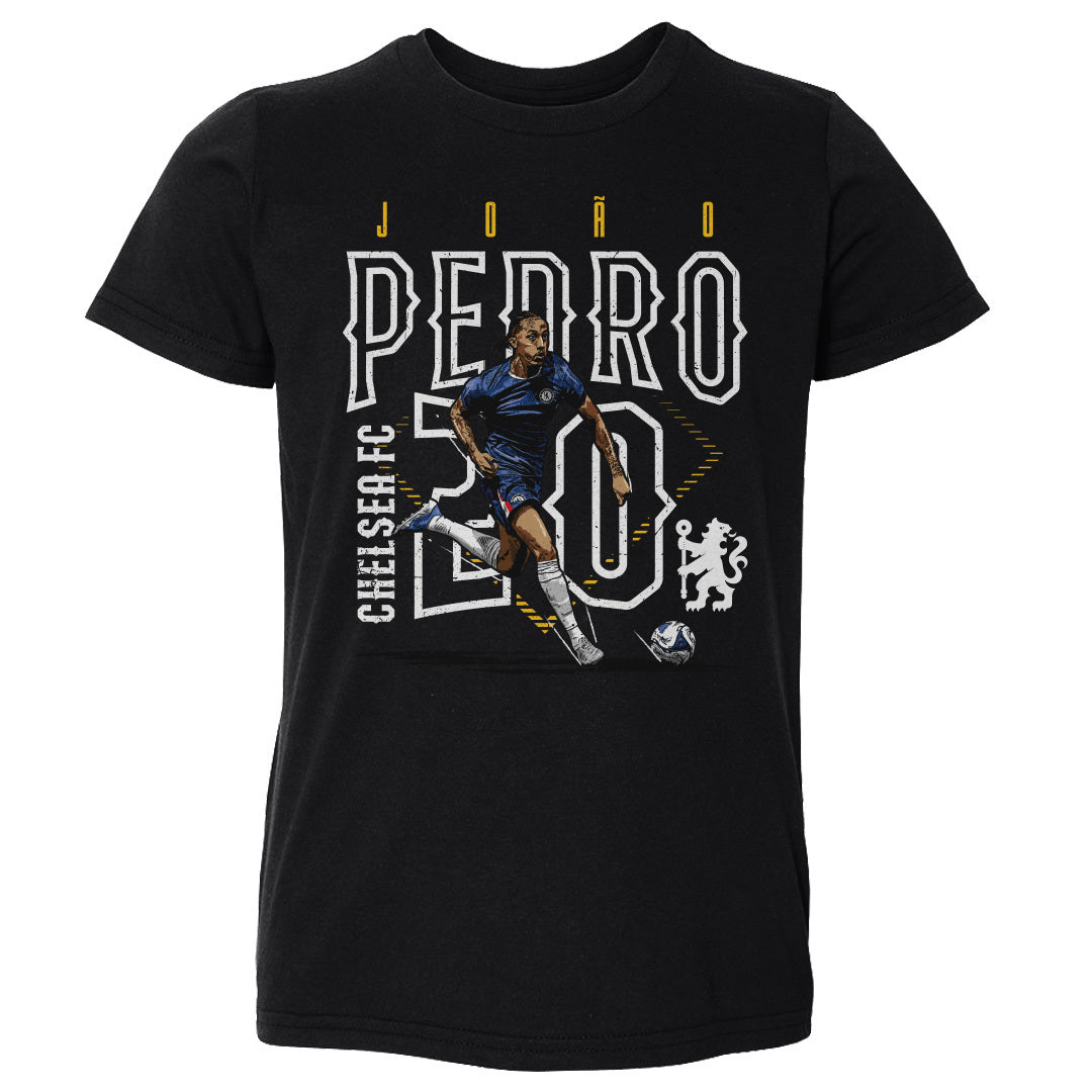 Joao Pedro Chelsea FC Outline Number WHT