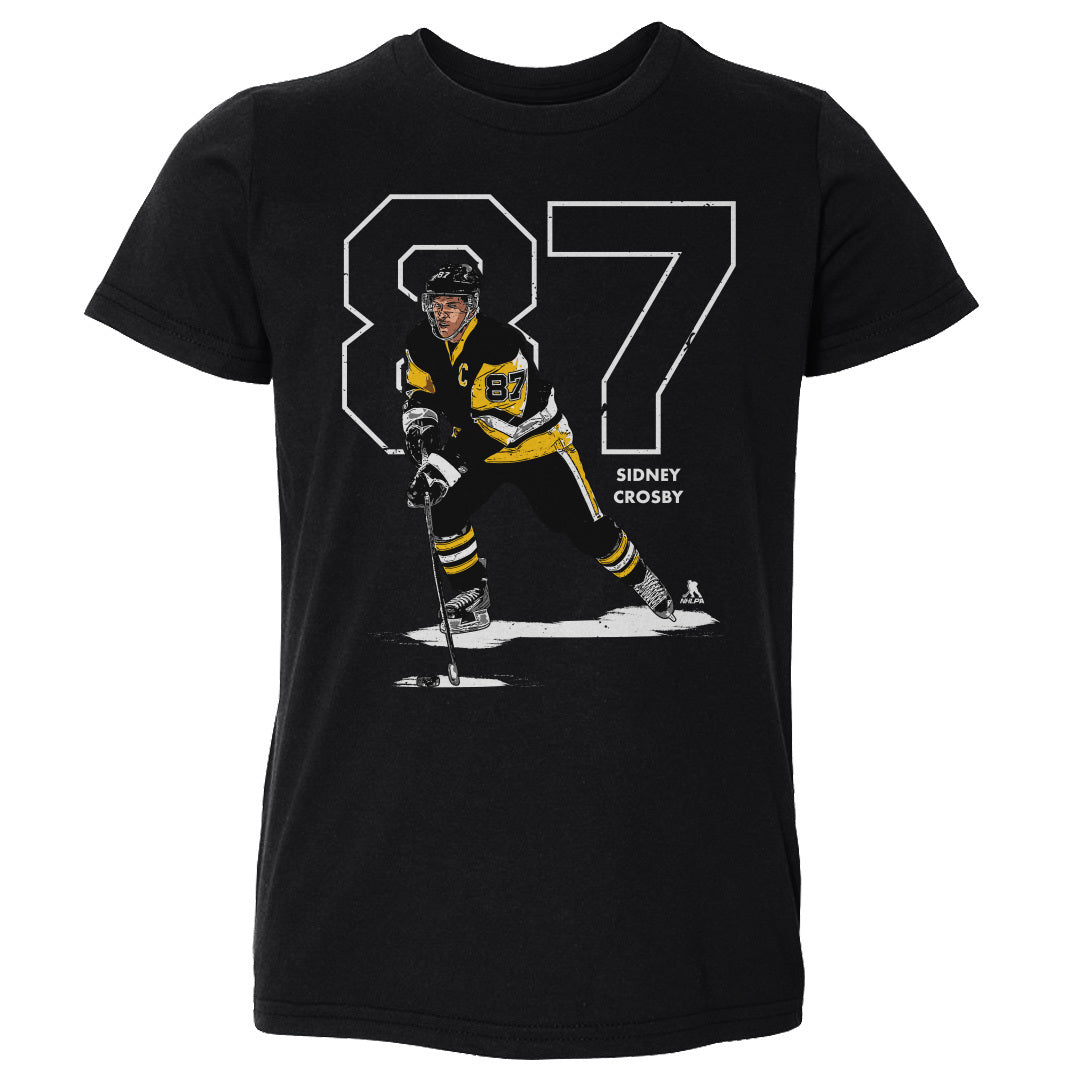 Sidney Crosby Outline W WHT
