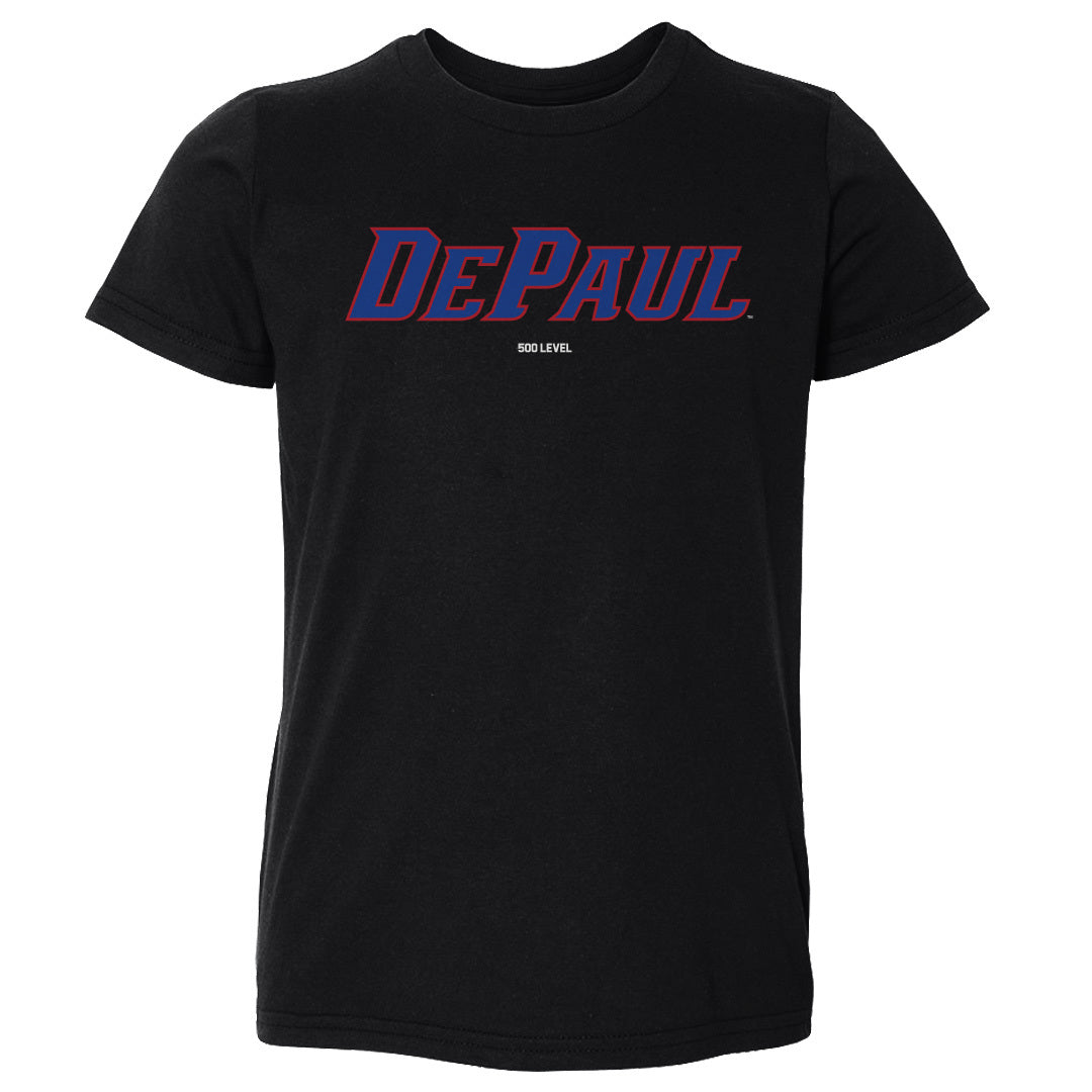 DePaul Blue Demons Wordmark WHT