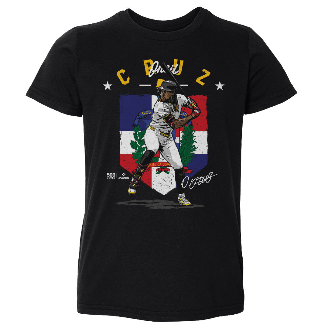 Oneil Cruz Pittsburgh Country Flag WHT