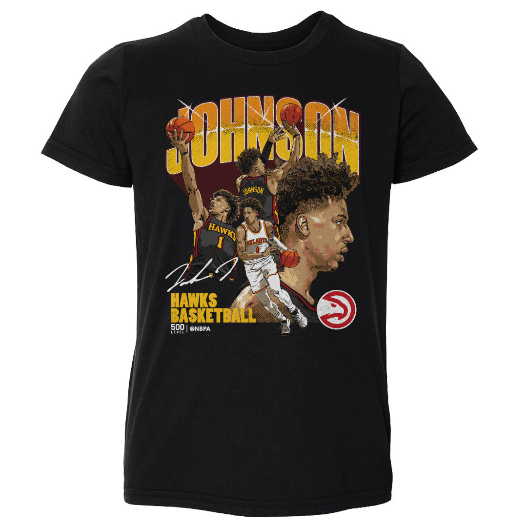 Jalen Johnson Atlanta Hawks Collage WHT