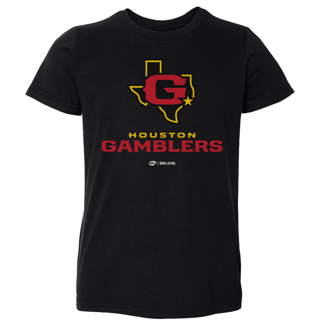 Houston Gamblers Primary Logo WHT