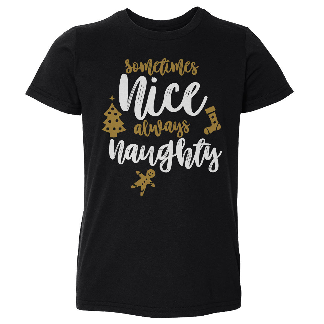 Christmas Sometimes Nice Always Naughty WHT