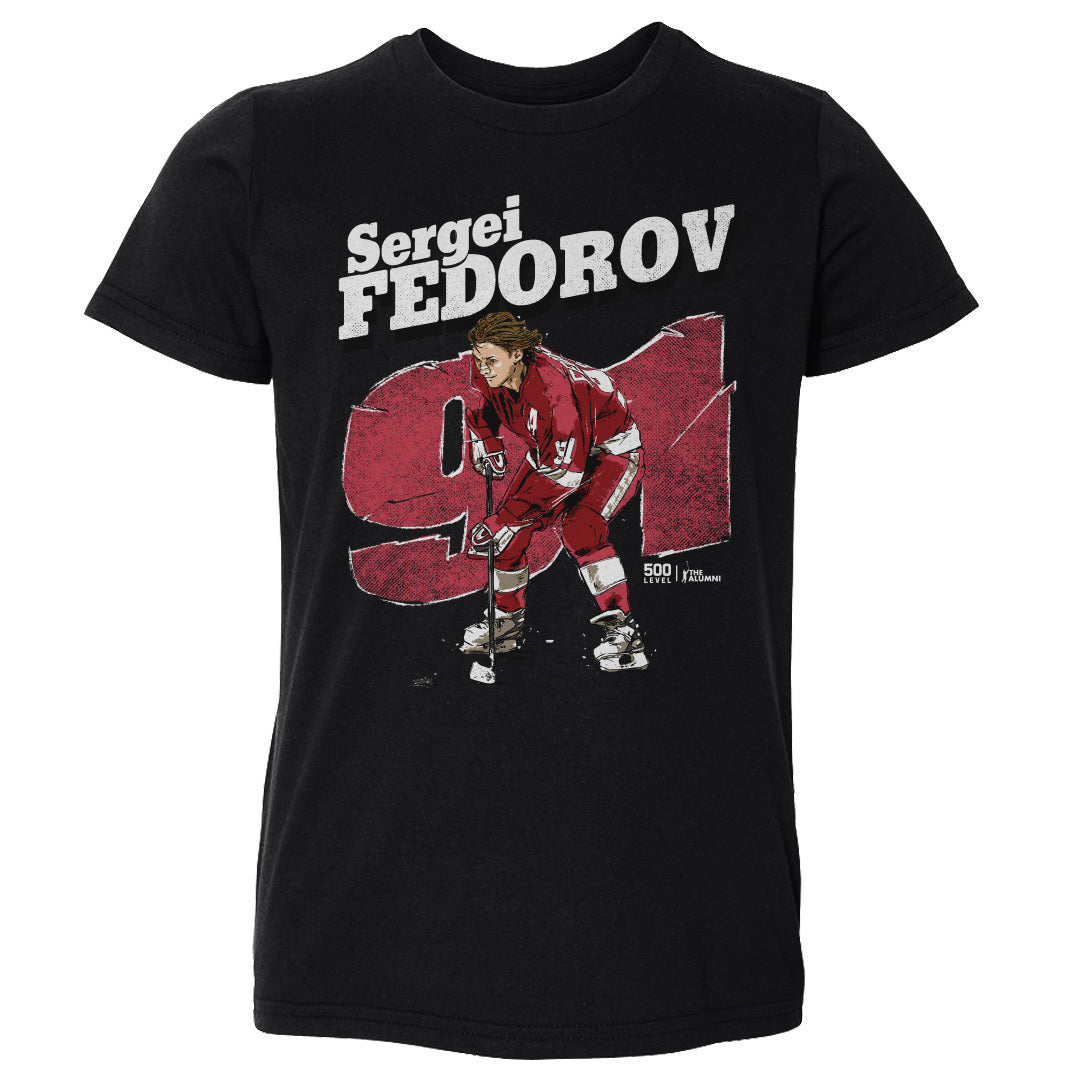 Sergei Fedorov Detroit Retro WHT