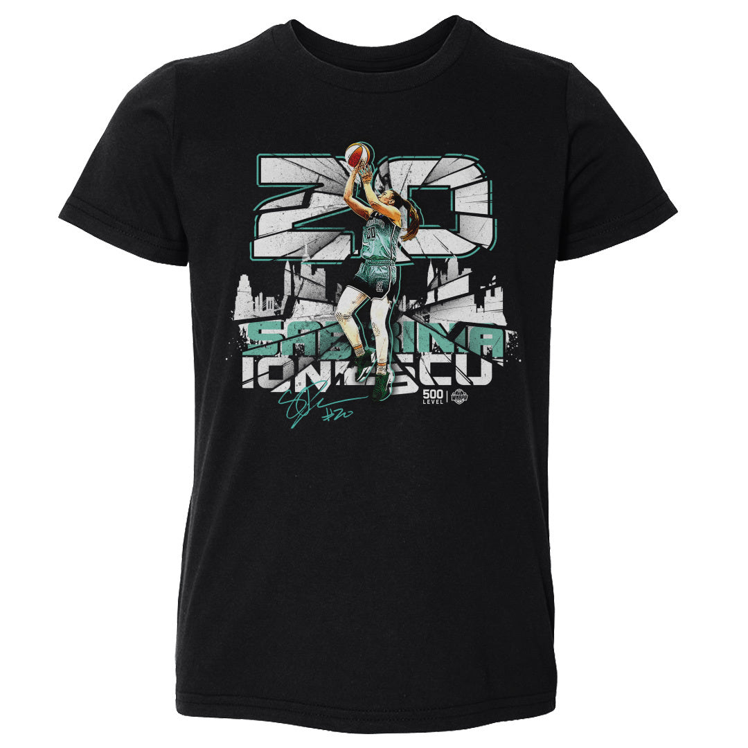 Sabrina Ionescu New York Liberty Player Name WHT