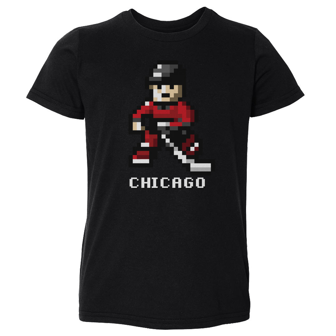 Chicago Hockey 8-bit WHT