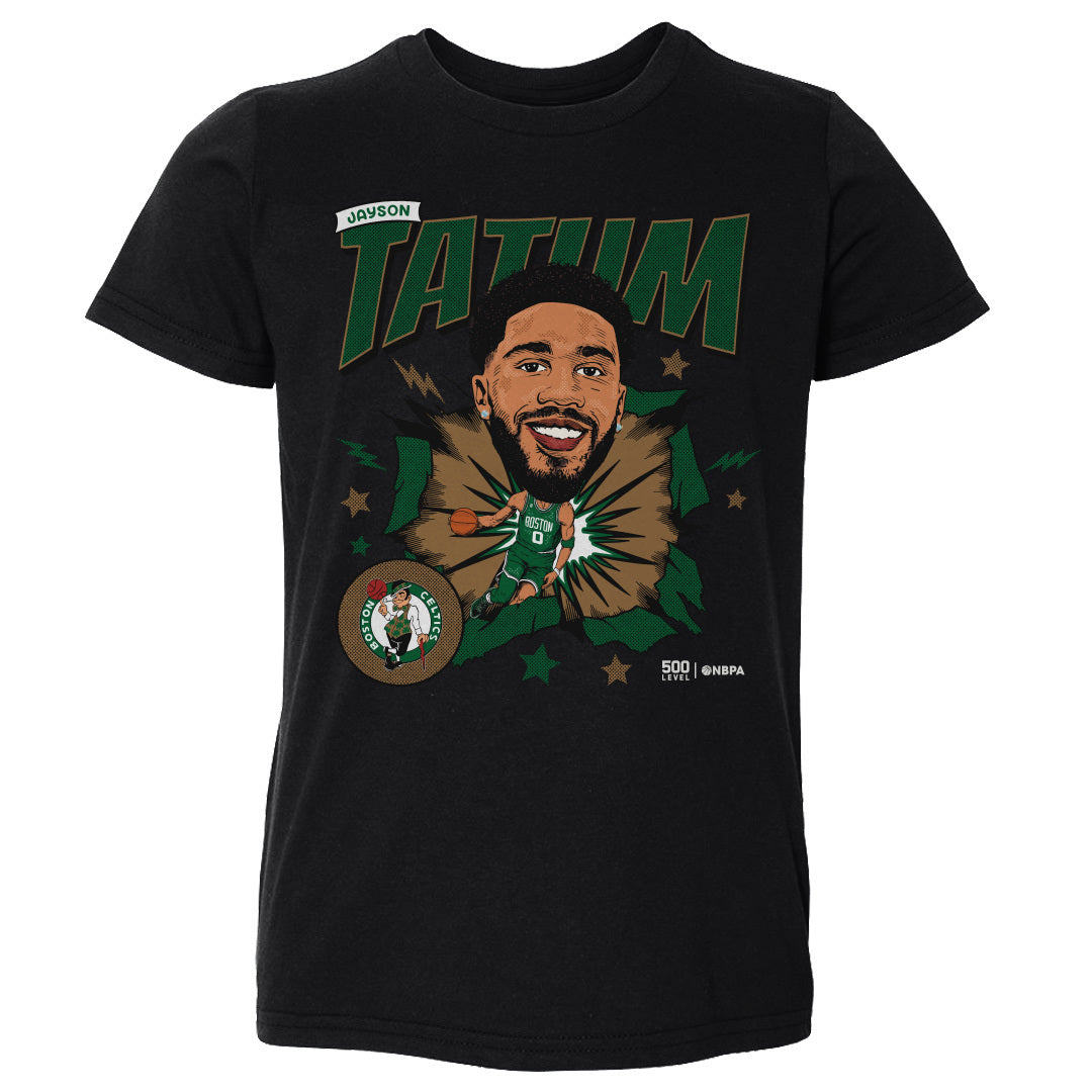 Jayson Tatum Boston Celtics Caricature WHT