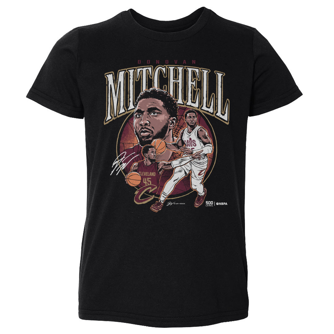 Donovan Mitchell Cleveland Cavaliers Trio WHT