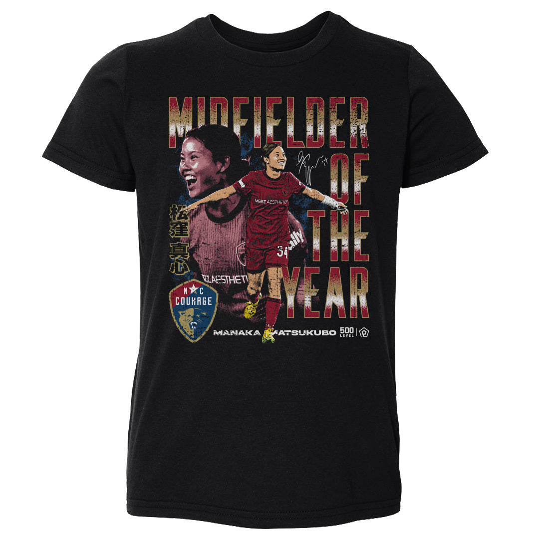 Manaka Matsukubo North Carolina Courage 2025 Midfielder Of The Year WHT