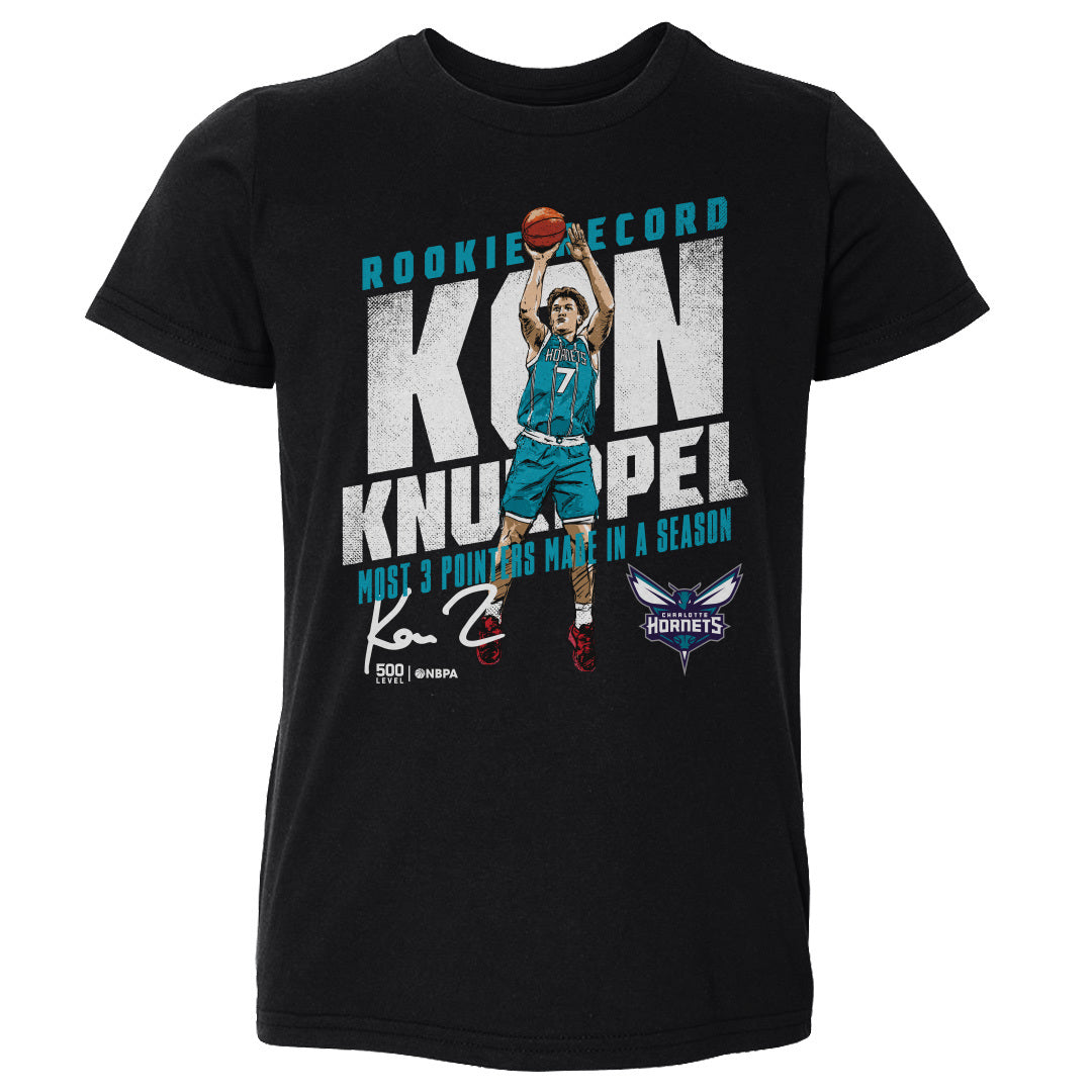 Kon Knueppel Charlotte Hornets Rookie Record WHT