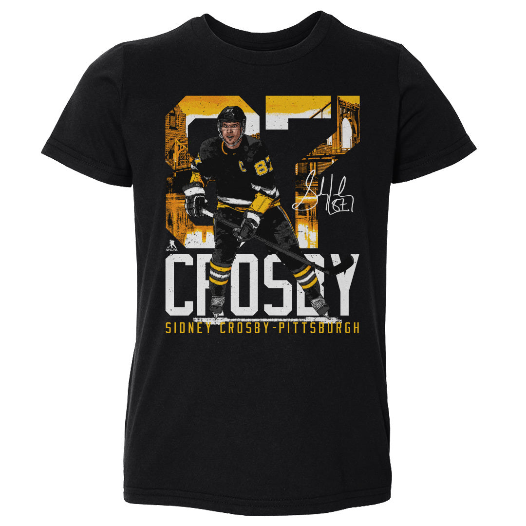 Sidney Crosby Pittsburgh Landmark WHT