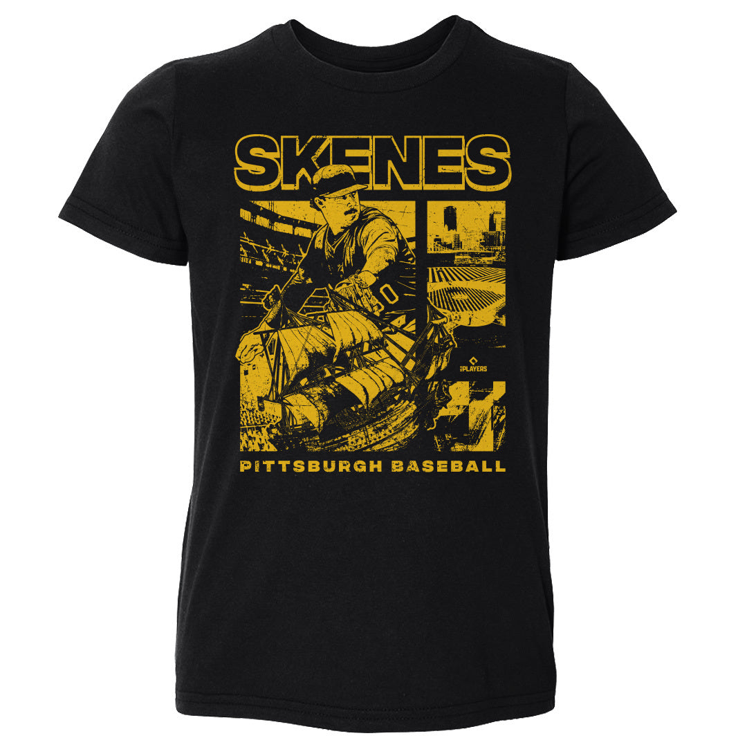 Paul Skenes Pittsburgh Mono WHT