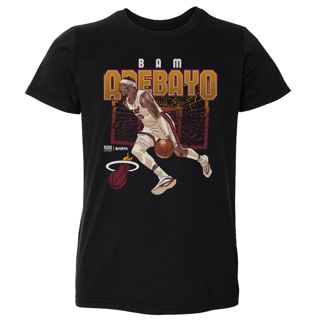 Bam Adebayo Miami Heat Shattered WHT