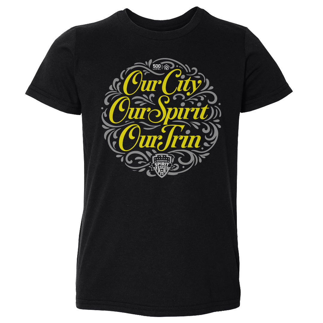 Trinity Rodman Washington Spirit Our City Script WHT
