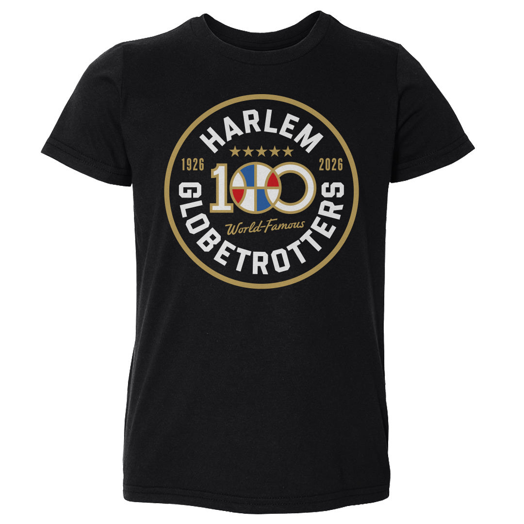 Harlem Globetrotters 100 Years Circle WHT
