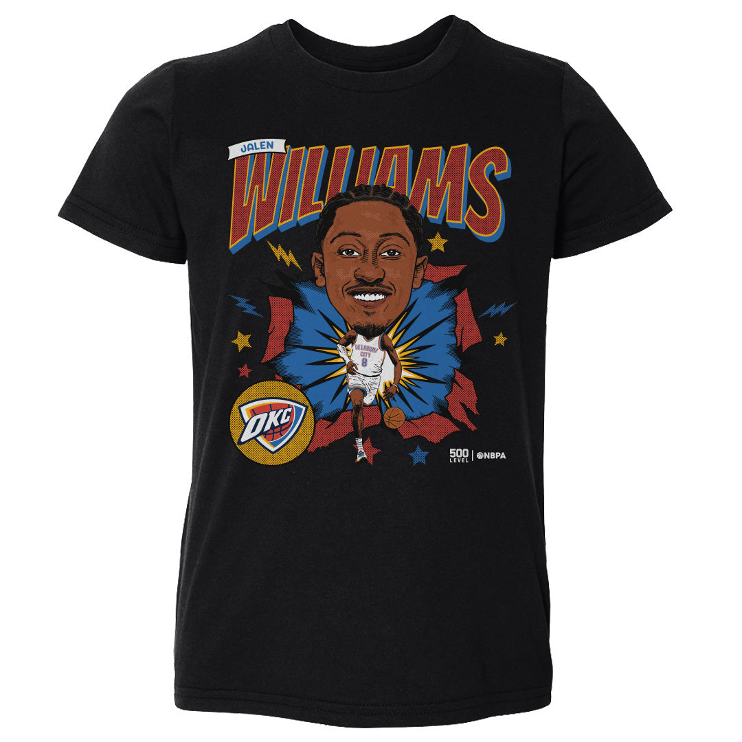 Jalen Williams Oklahoma City Thunder Caricature WHT