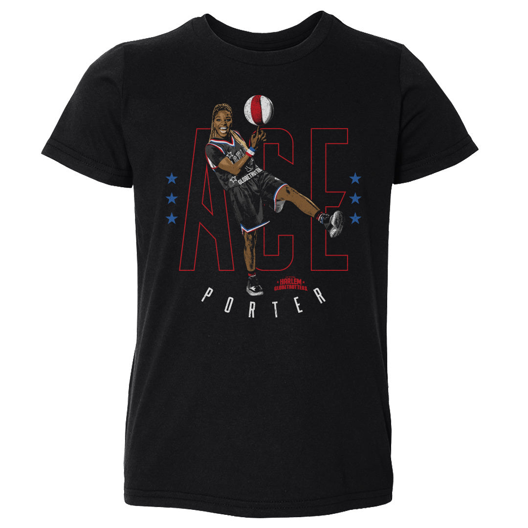 Ace Porter Harlem Globetrotters Outline WHT
