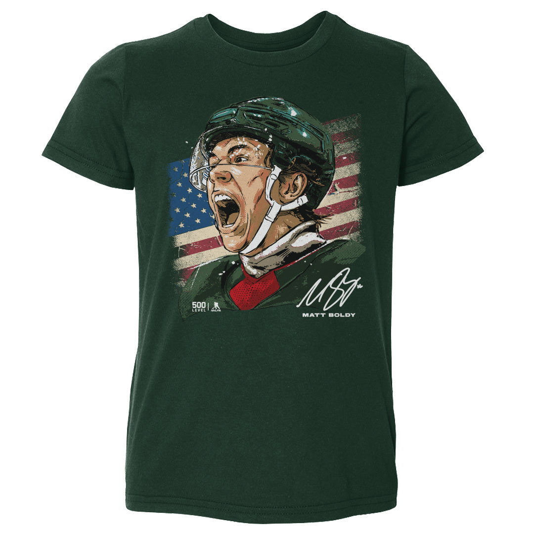 Matt Boldy Minnesota USA Portrait WHT