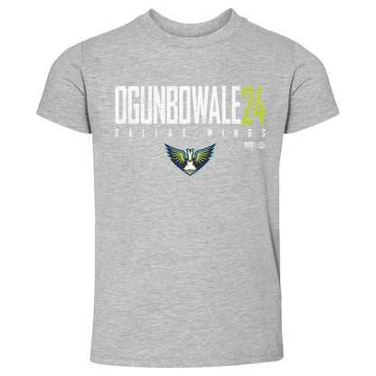 Arike Ogunbowale Dallas Wings Elite WHT Kids Toddler T Shirt 500 Level Officially Licensed Fan Gear