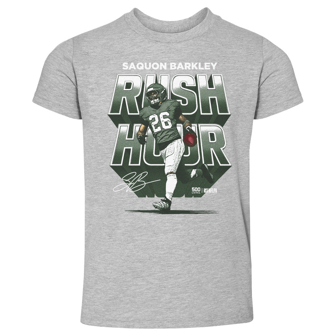 Saquon Barkley Philadelphia Rush Hour WHT