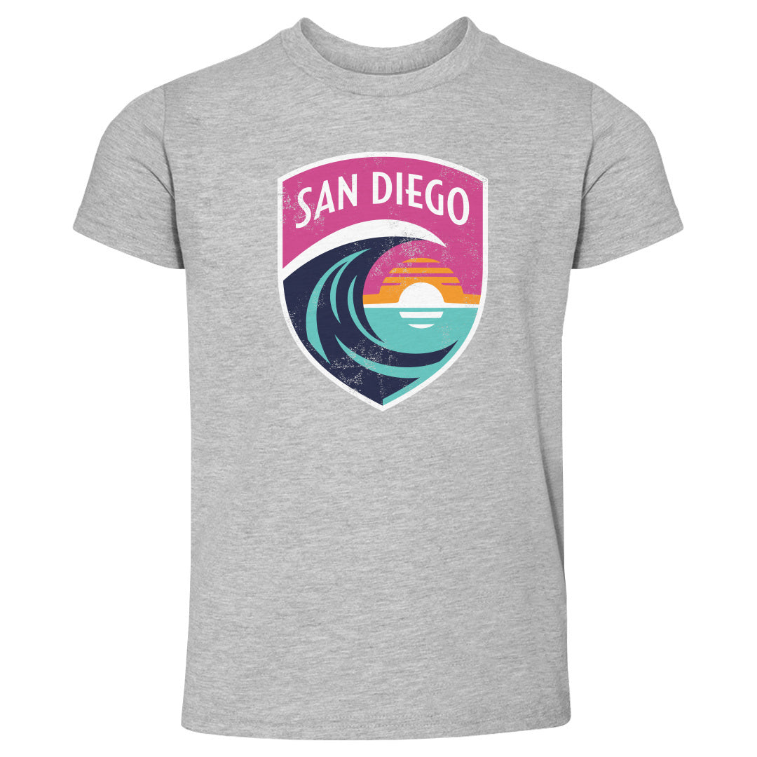 San Diego Wave FC Vintage Primary Logo WHT