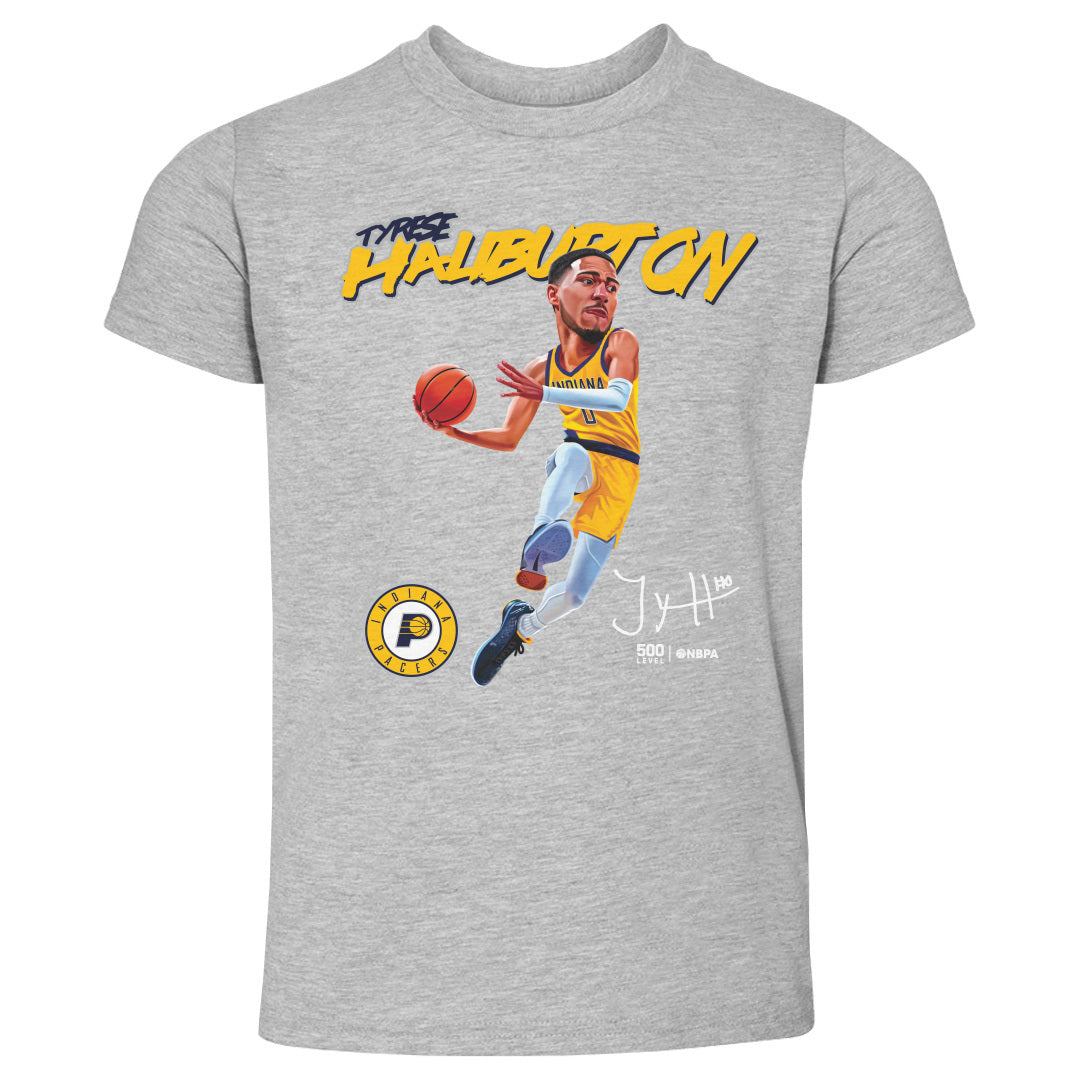 Tyrese Haliburton Indiana Pacers Caricature WHT