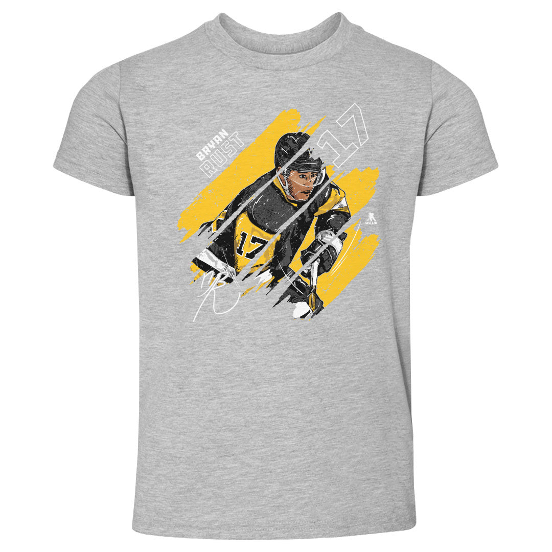 Bryan Rust Pittsburgh Stripes WHT