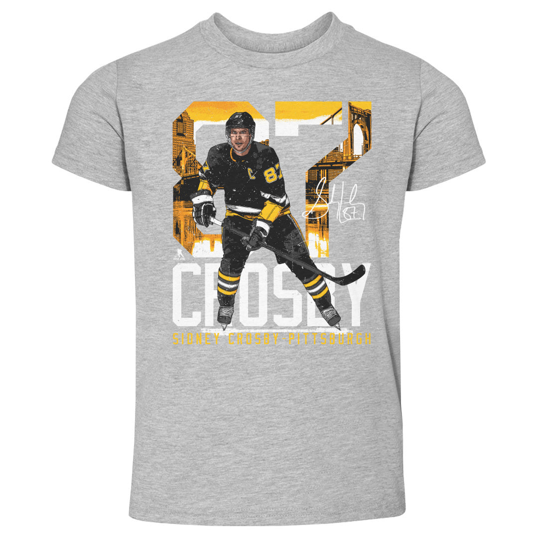 Sidney Crosby Pittsburgh Landmark WHT