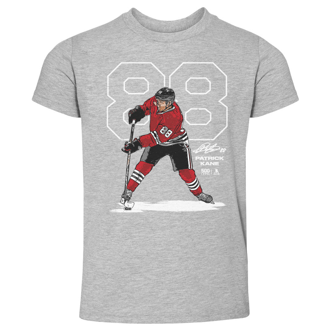 Patrick Kane Chicago Outline WHT