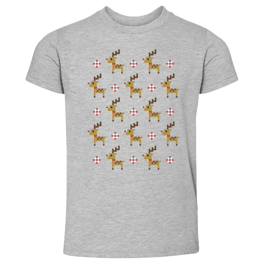 Christmas 8-bit Reindeer WHT