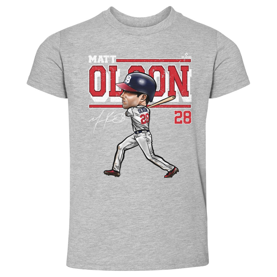 Matt Olson Atlanta Cartoon WHT