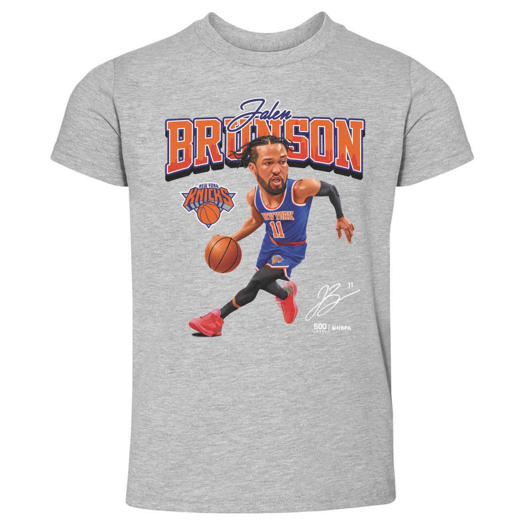 Jalen Brunson New York Knicks Caricature WHT