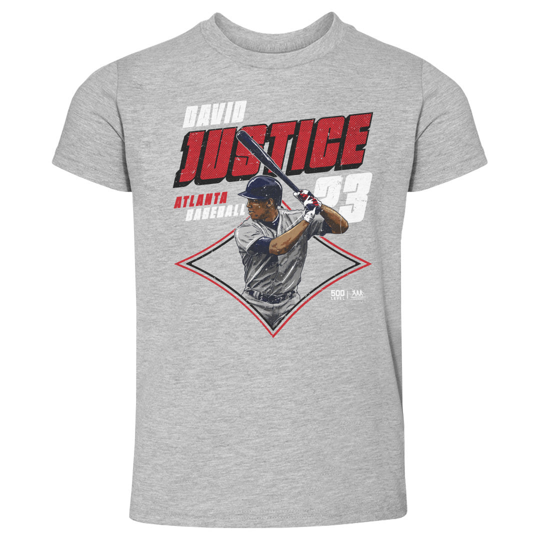 David Justice Atlanta Diamond WHT