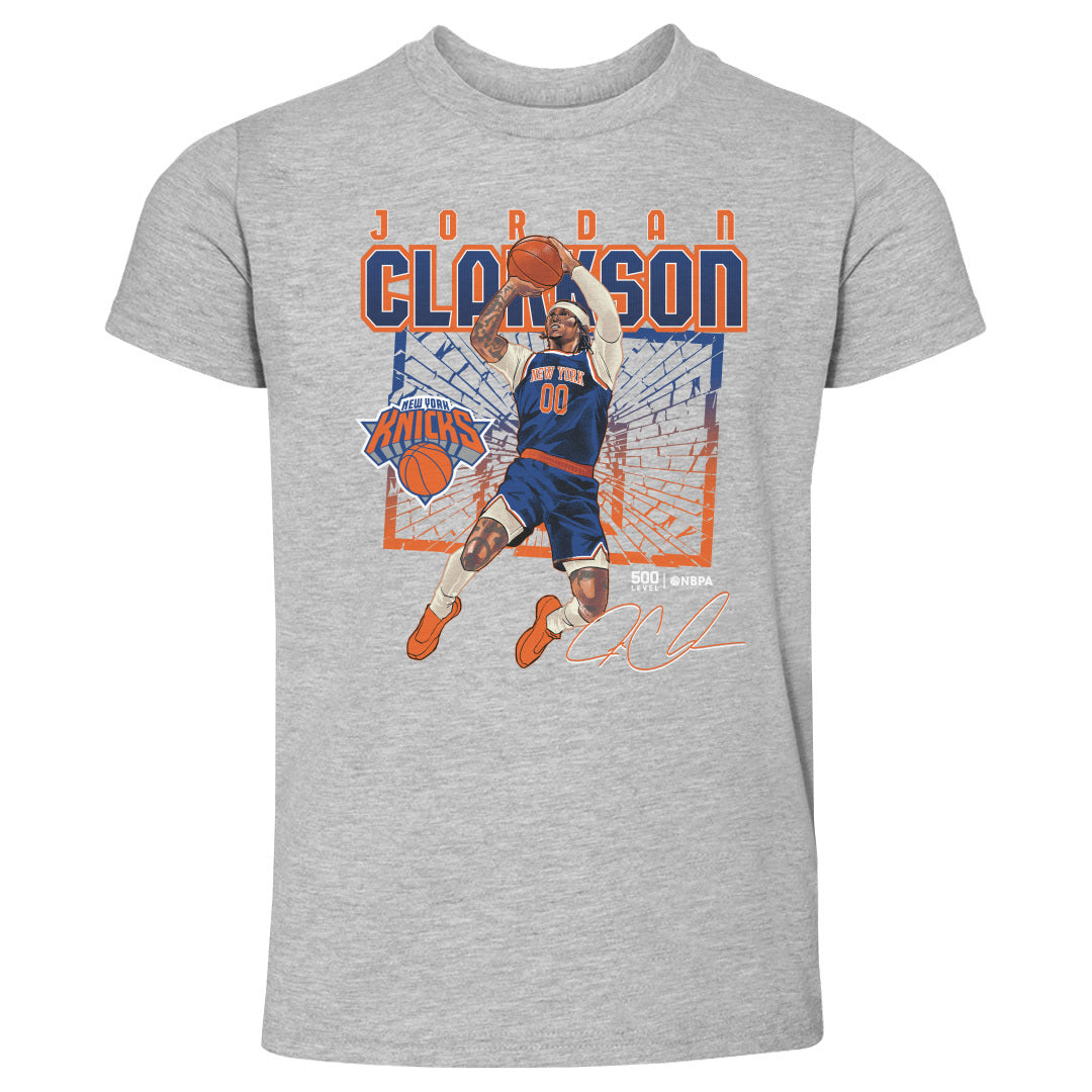 Jordan Clarkson New York Knicks Shattered WHT