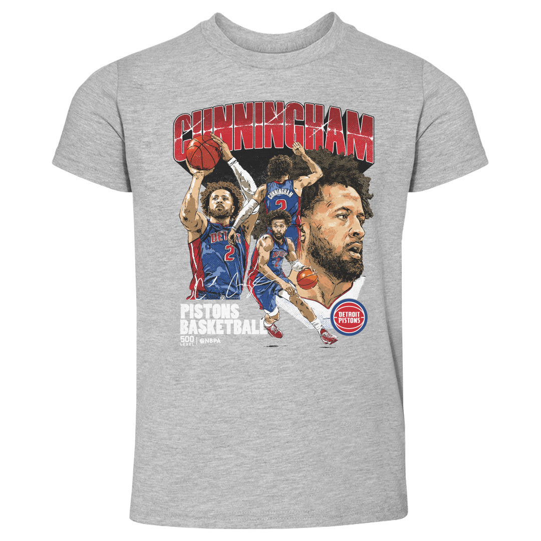 Cade Cunningham Detroit Pistons Collage WHT
