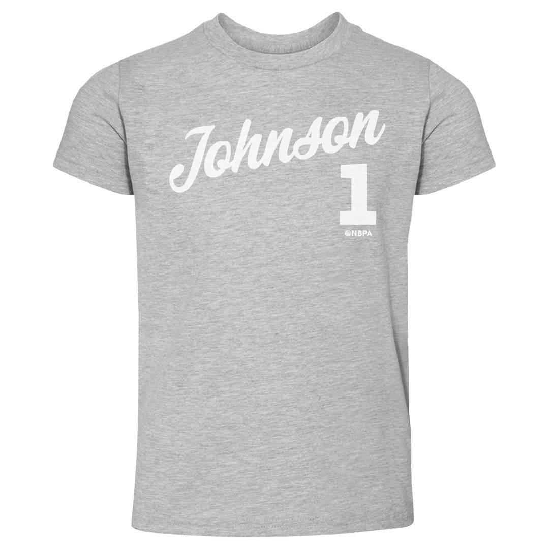 Jalen Johnson Atlanta Script WHT