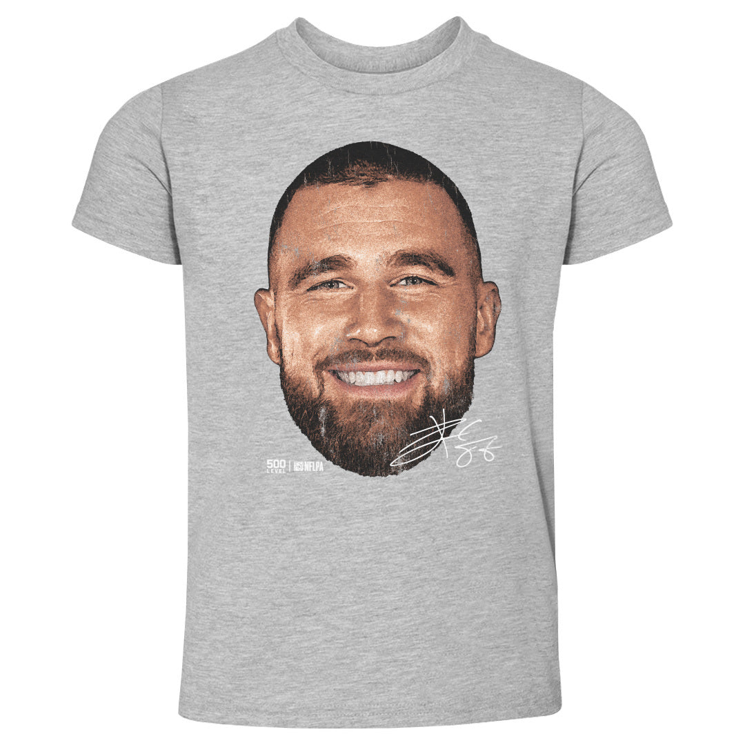 Travis Kelce Kansas City Vintage Head WHT