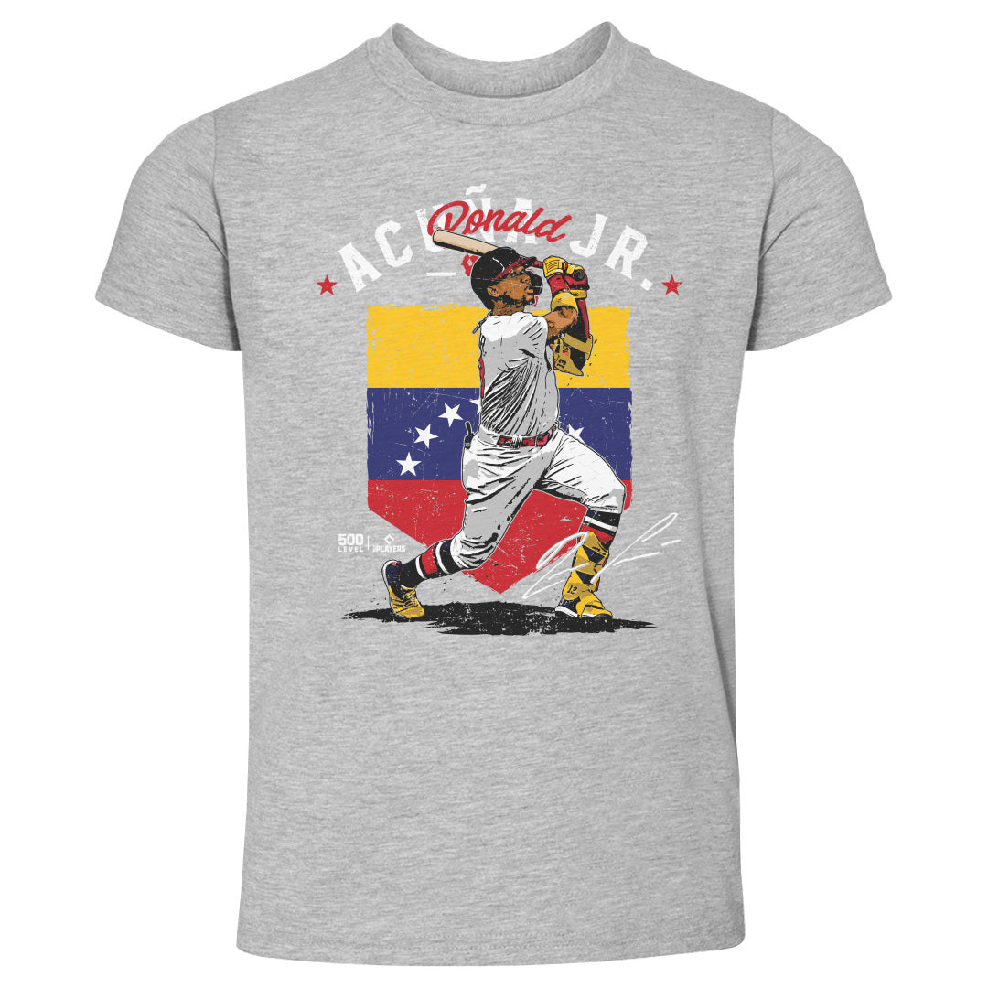 Ronald Acuna Jr. Atlanta Country Flag WHT