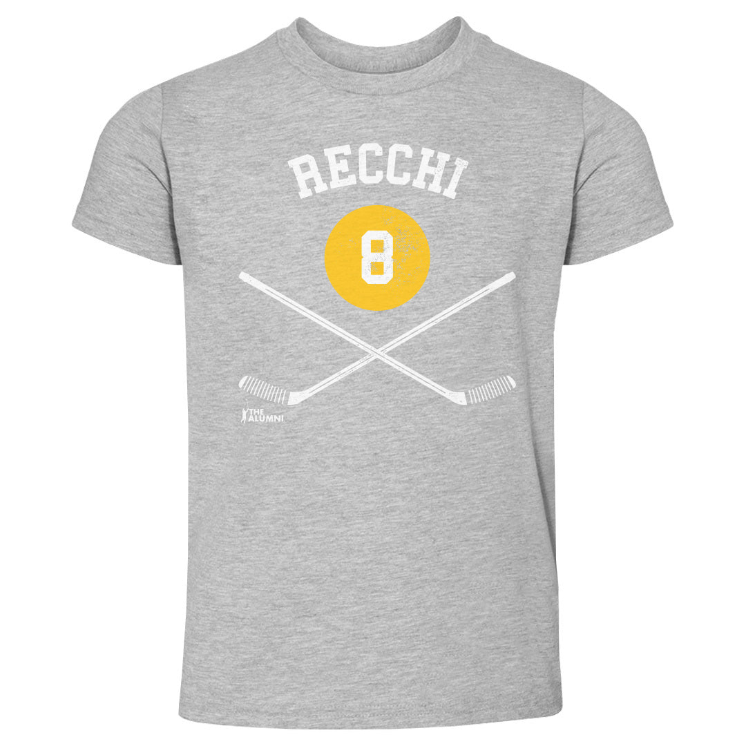Mark Recchi Pittsburgh 8 Sticks WHT
