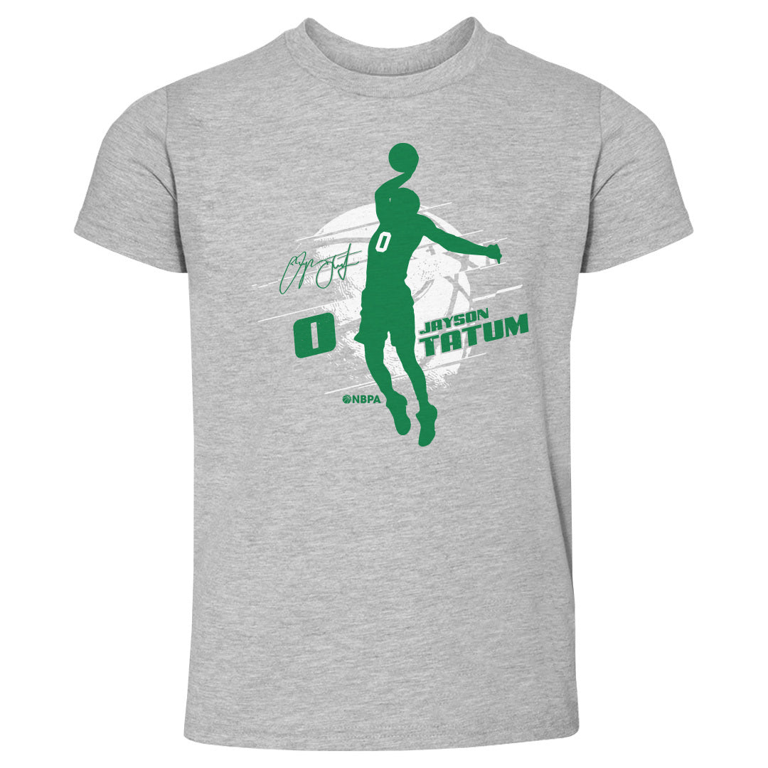 Jayson Tatum Boston Silhouette WHT