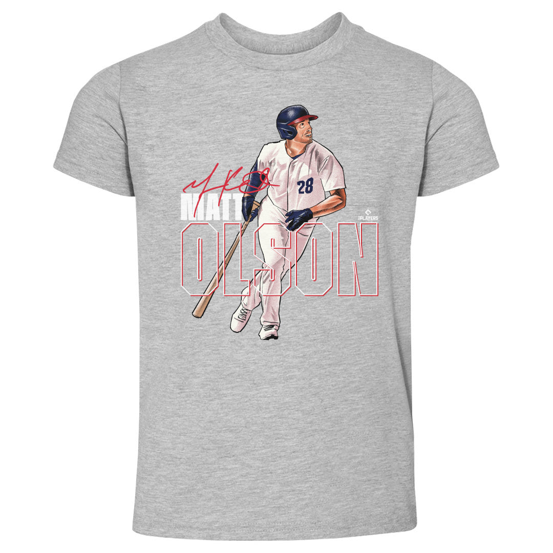 Matt Olson Atlanta Stance WHT