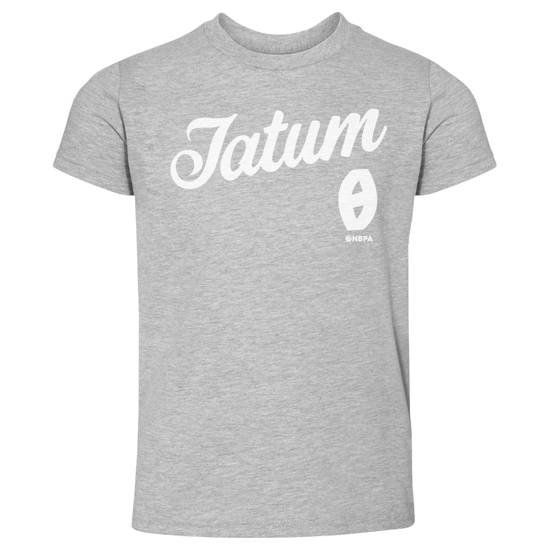 Jayson Tatum Boston Script WHT