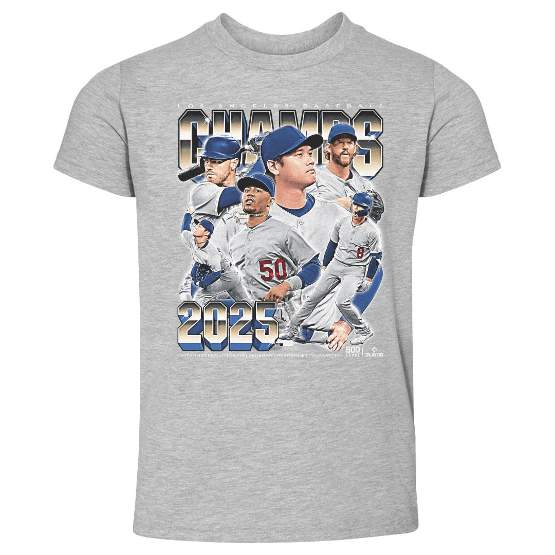 Los Angeles D Baseball 2025 Champs Vintage WHT