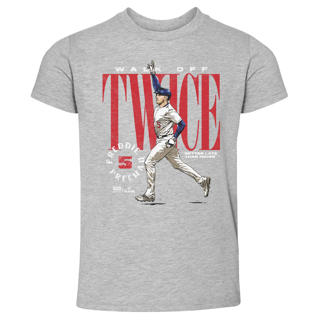 Freddie Freeman Los Angeles D Walk Off Twice WHT