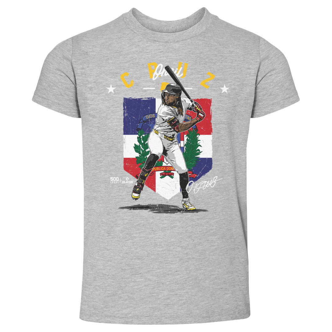 Oneil Cruz Pittsburgh Country Flag WHT