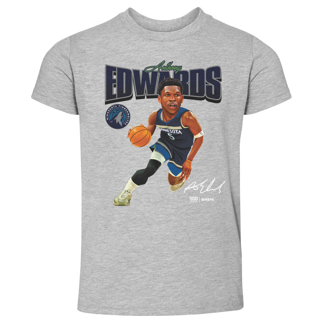 Anthony Edwards Minnesota Timberwolves Caricature WHT